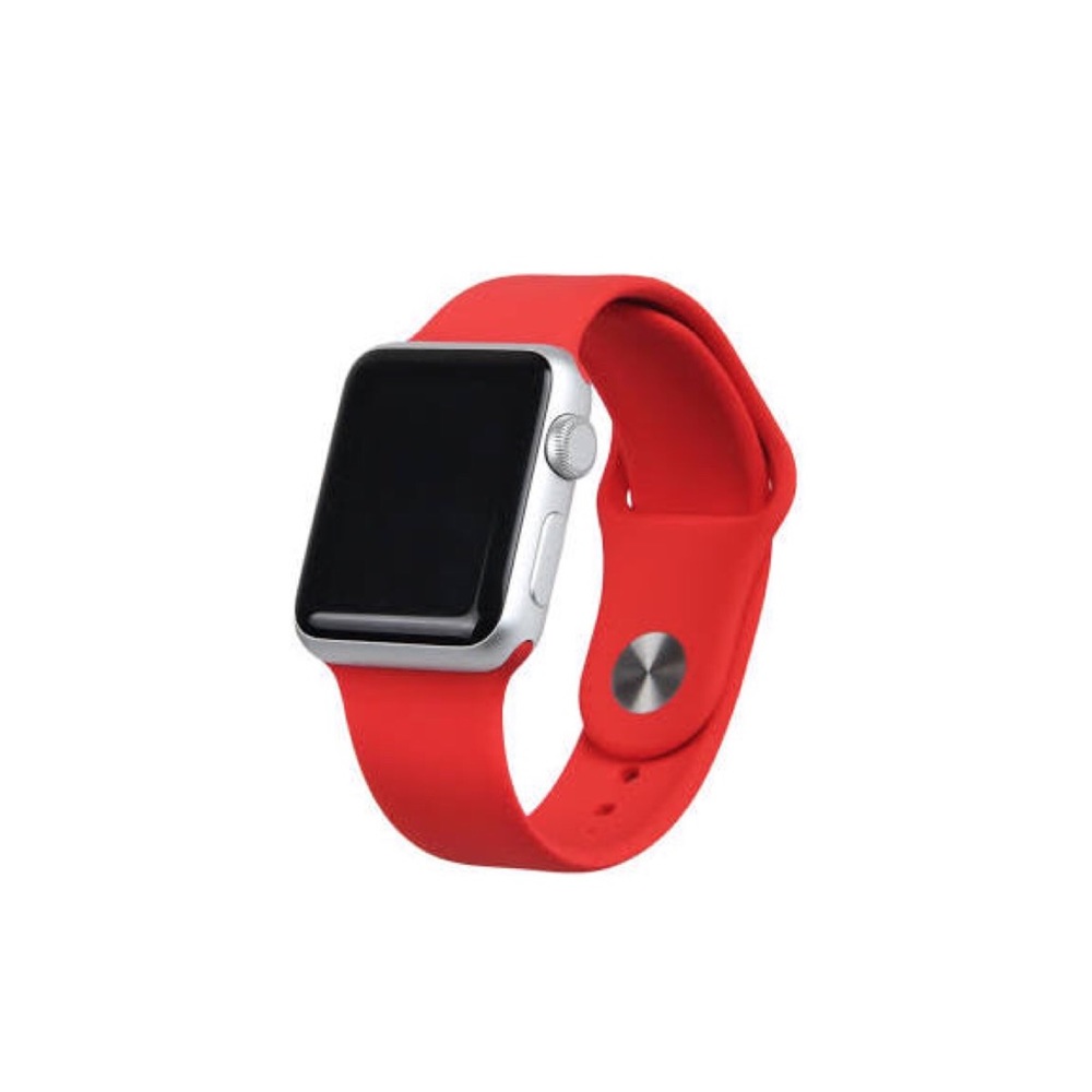 Silicone Sport Apple Watch Band Red